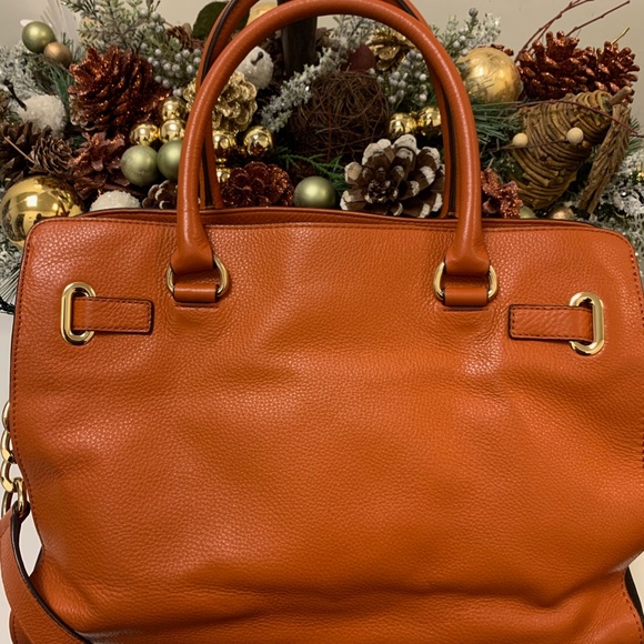 Orange Micheal Kors Hand Bag - Picture 4 of 5